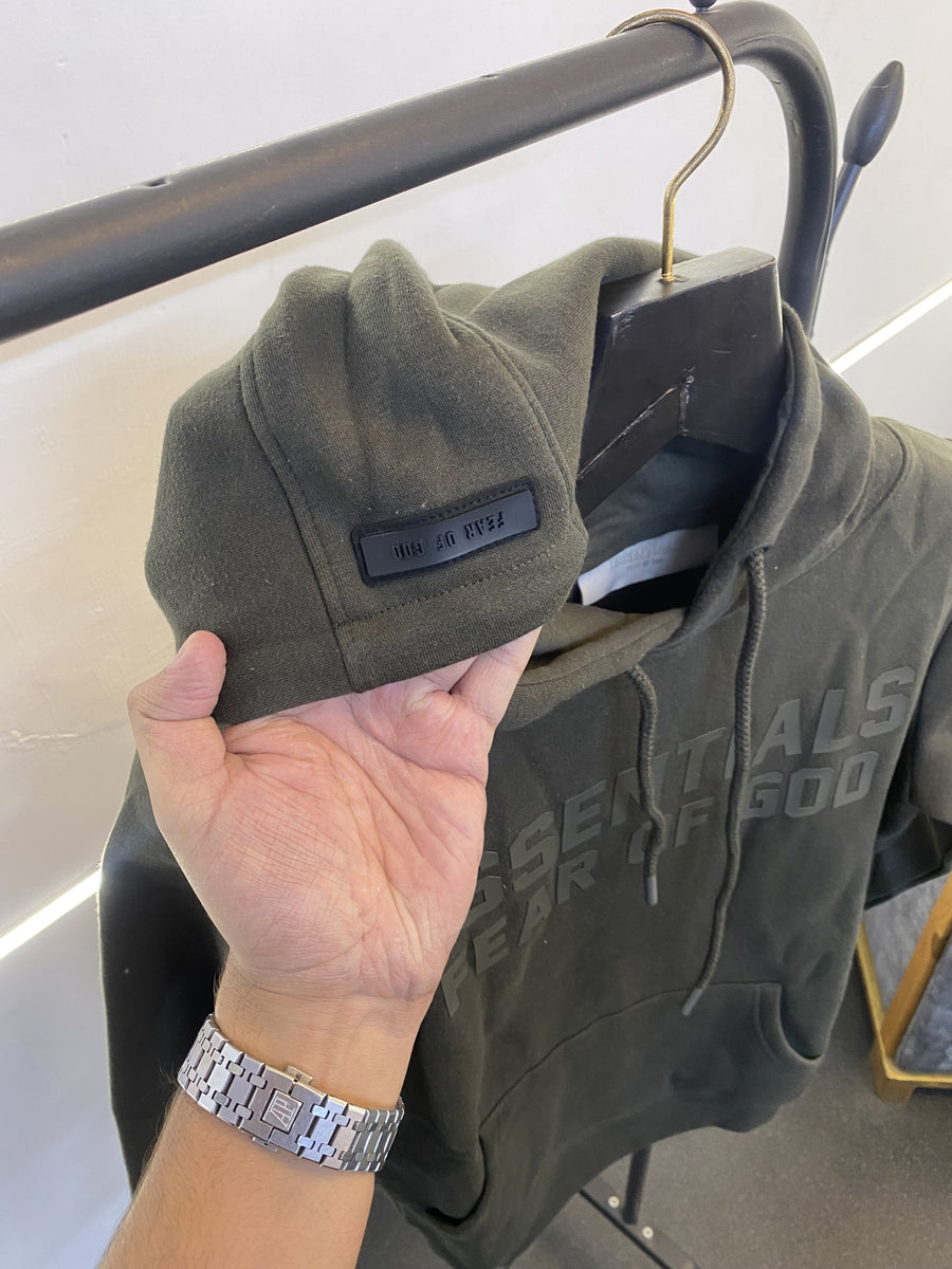 Essentials fear of god imported hoodie olive