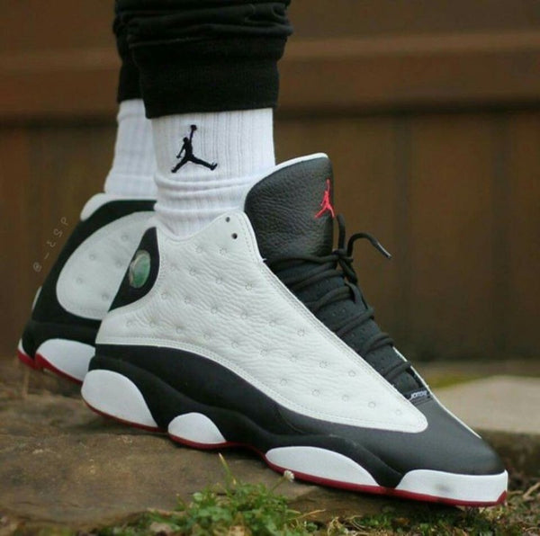 Nike Air Jordan Retro 13 White Black 785