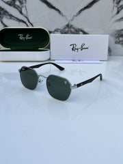 Rey ban_406_silver_green