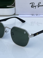 Rey ban_406_silver_green