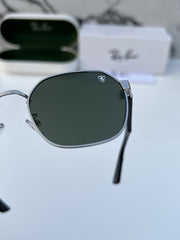 Rey ban_406_silver_green