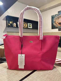 Lacoste_Leather_Tote_Hot_Pink_Premium_With_Original_Packing