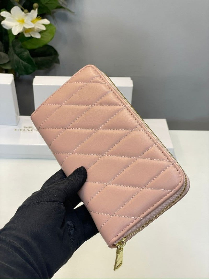 Coach_Accordion_Pillow_Zipper_Wallet_With_OG_Box_Dust_Bag_(Pink-856)