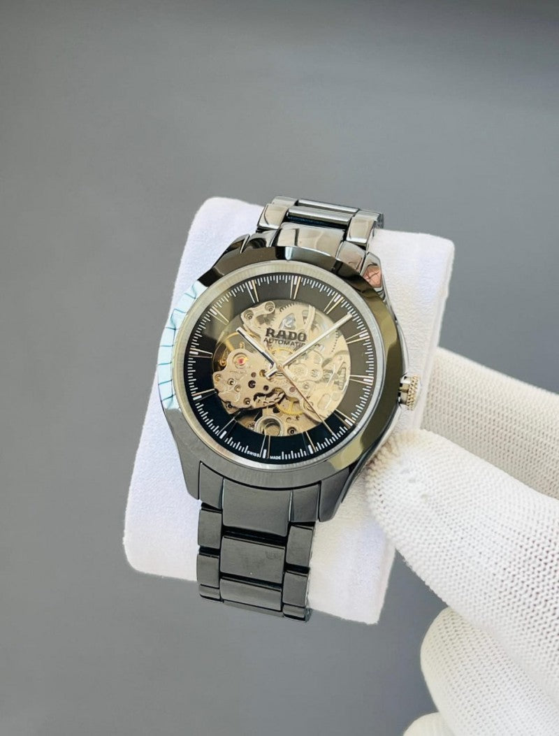Rado Hyperchrome Skeleton Black-Silver