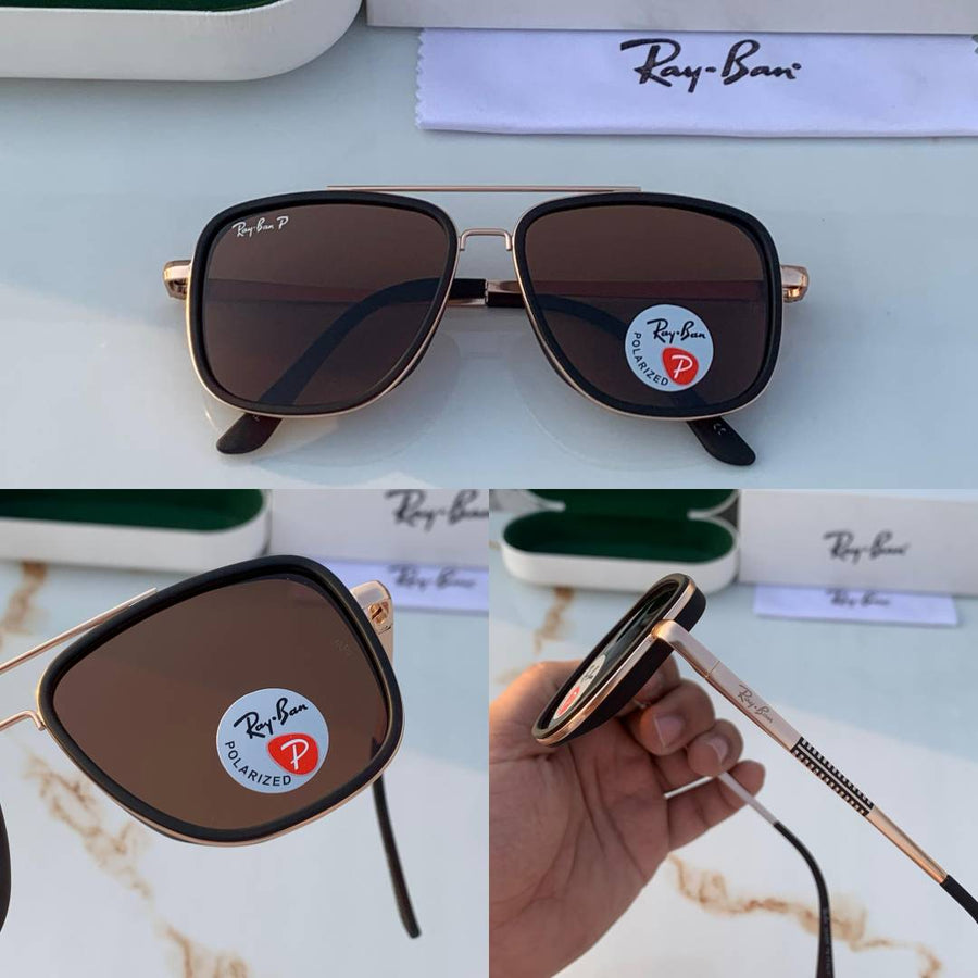 Rey ban 3131 gold brown