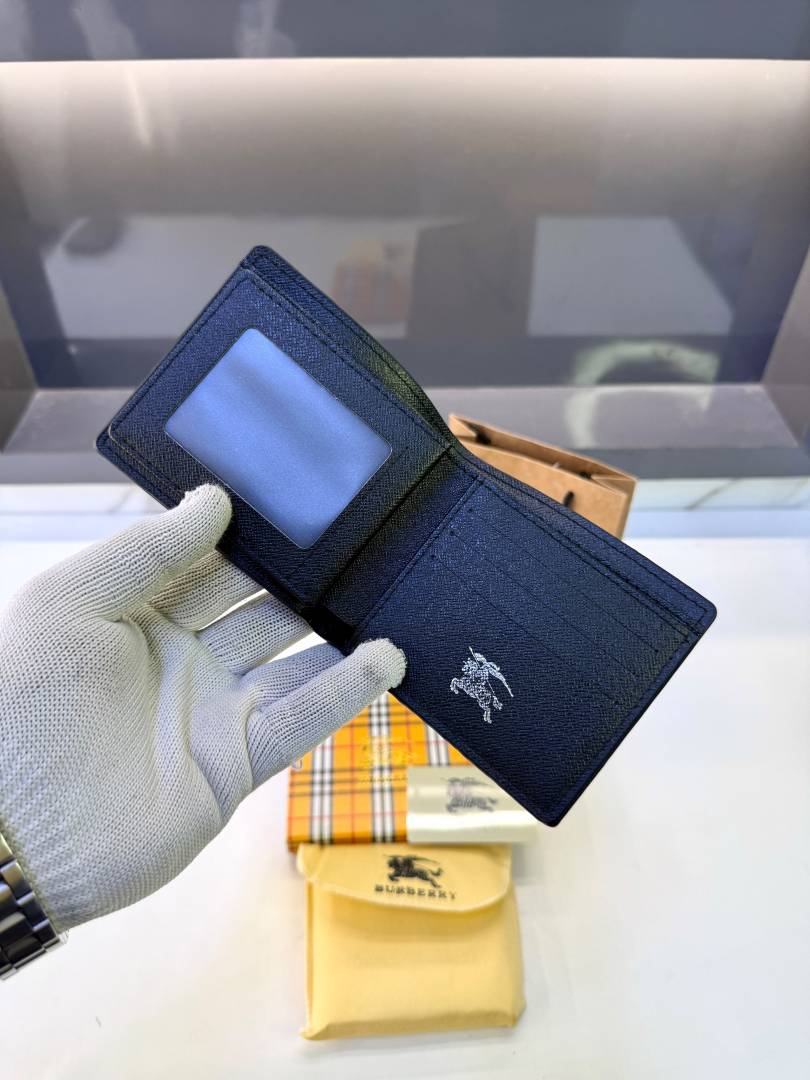 Burberry Black Premium Quality Wallet Fa 1171