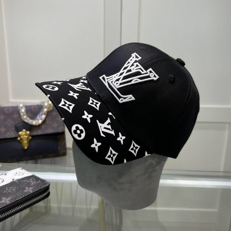 Louis Vuitton_Flower_Monogram_Black_Premium_Unisex_Cap