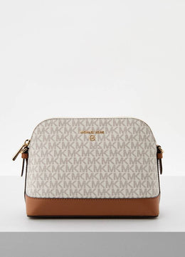 Michael Kors_White_Dome_Crossbody_Bag_With_OriginalBox