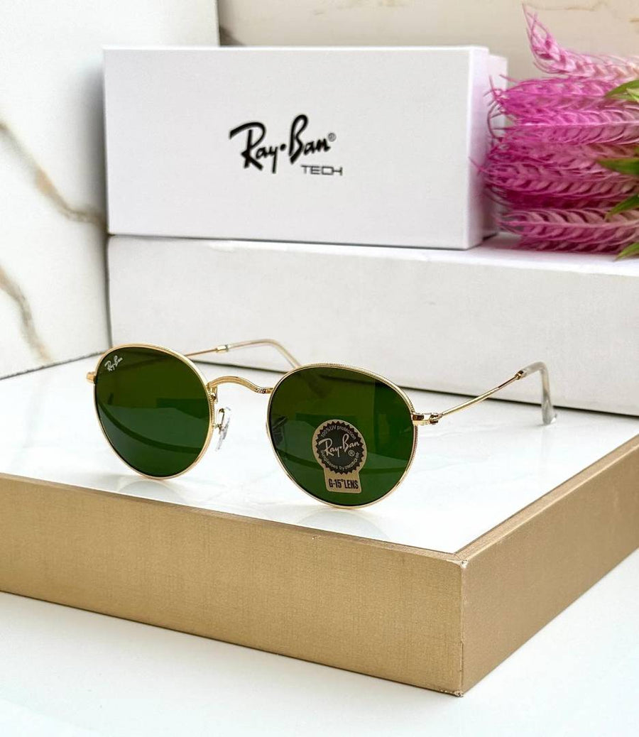 Rey ban 3447 gold green