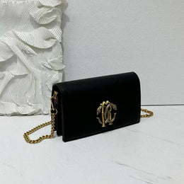 Roberto Cavalli RC Logo Black Shoulder Sling Bag With Original Box