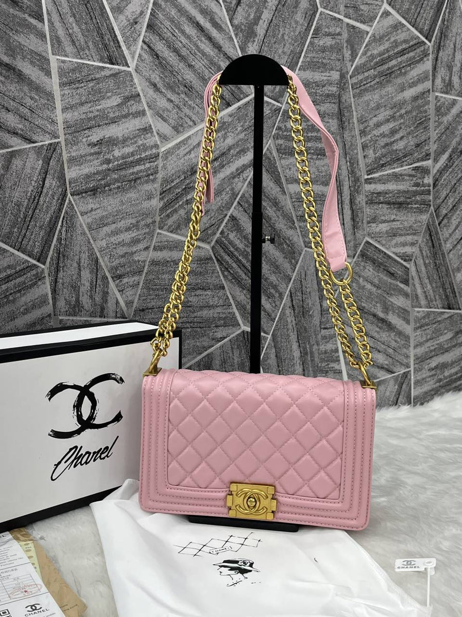 Chanel_Le_Boy_Pink_Gold_With_OriginalBox