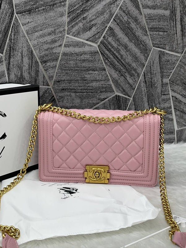 Chanel_Le_Boy_Pink_Gold_With_OriginalBox