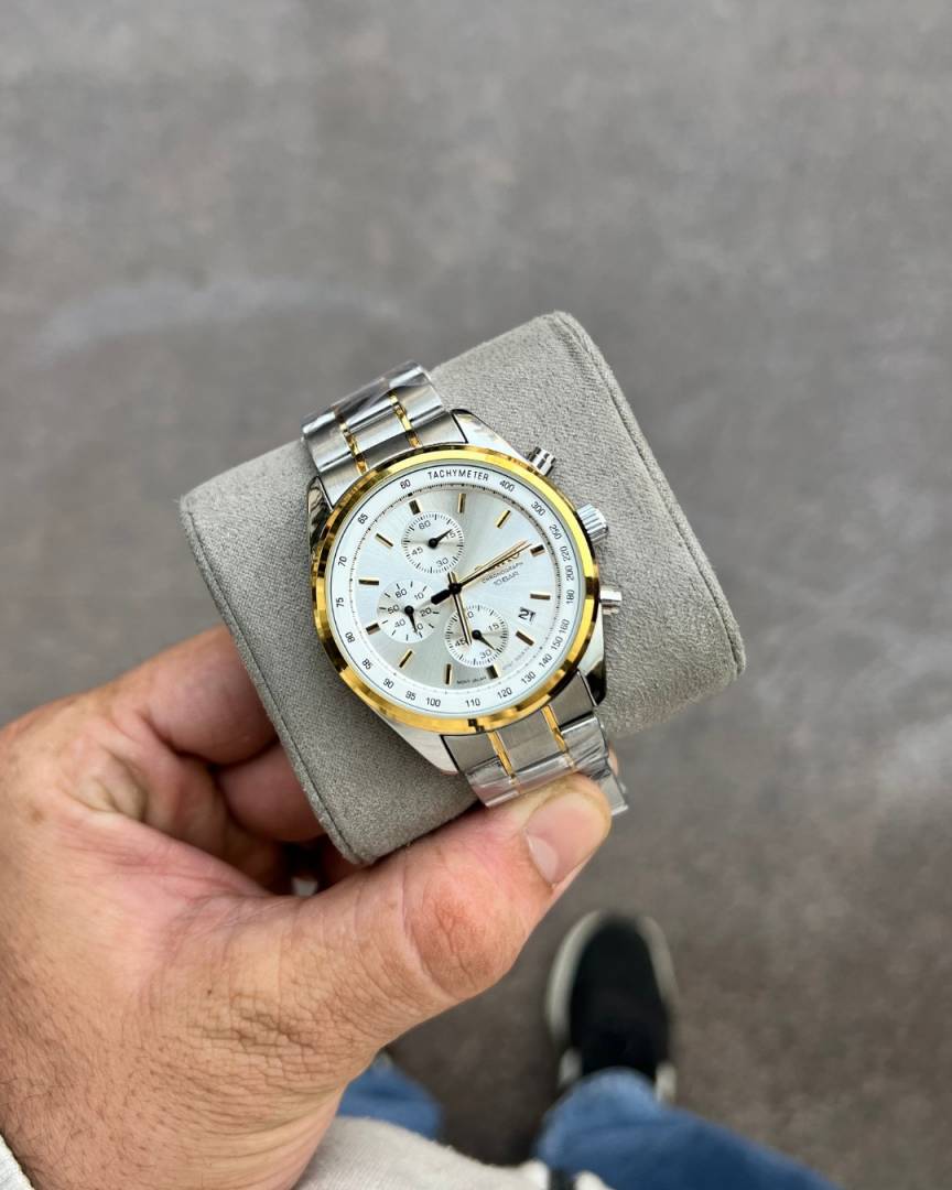 Seiko Chronograph 10 Bar SSB377P1 Tuton White