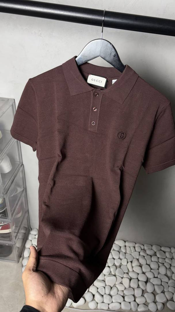Gucci Premium Knit Polo T-Shirt 1781