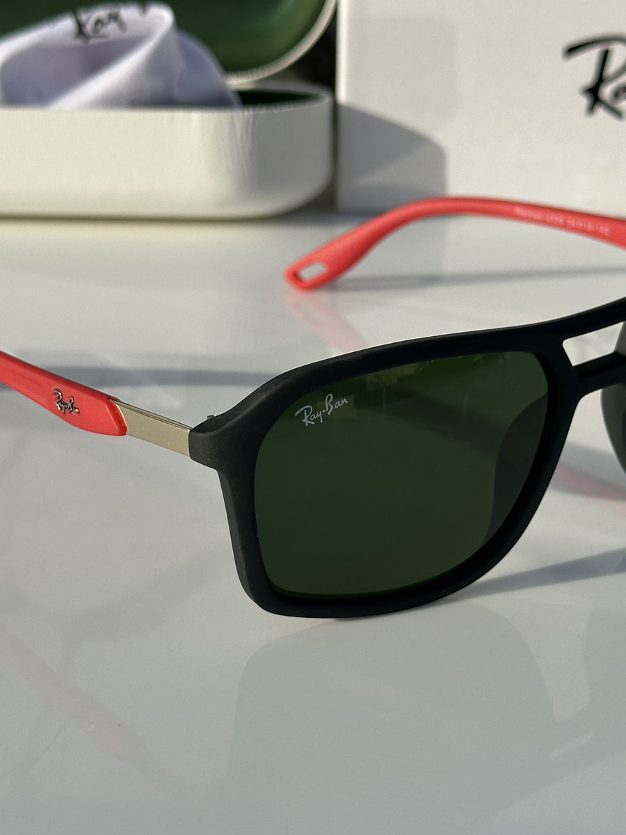 Rey ban 4329 black red