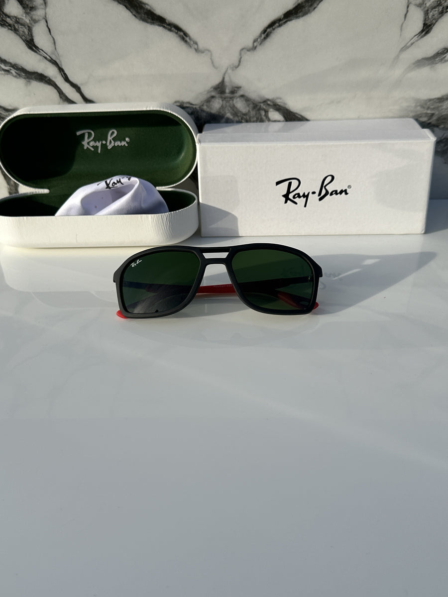 Rey ban 4329 black red