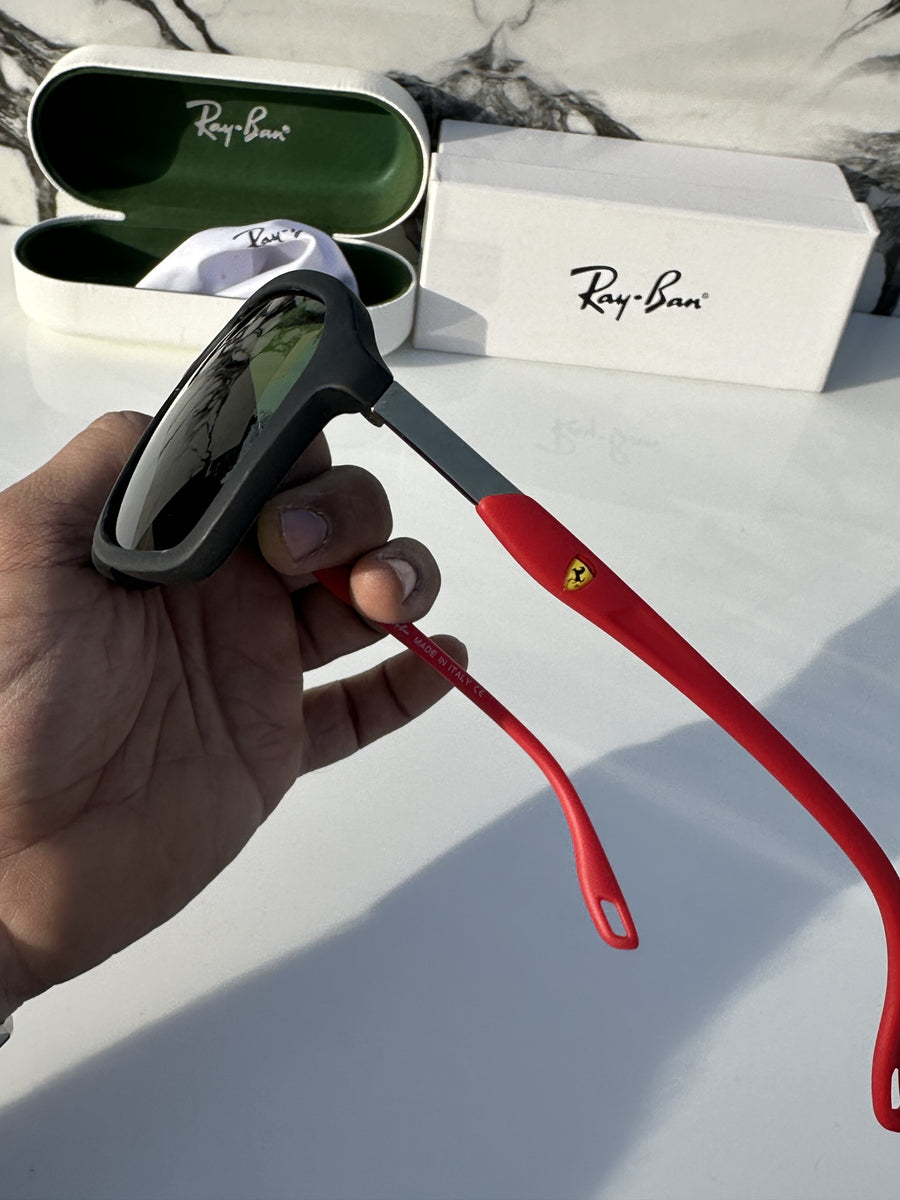 Rey ban 4329 black red