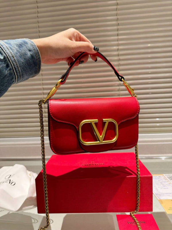 Valentino_V_Lock_Red_Small_Shoulder_Bag_With_Original_Box