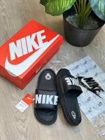 Nike Offcourt Classic Premium Black White Flip Flop