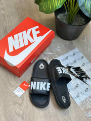 Nike Offcourt Classic Premium Black White Flip Flop