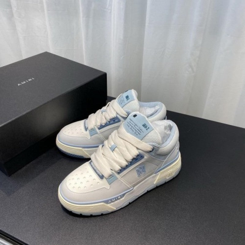 Amiri MA 1 Low Top White Blue