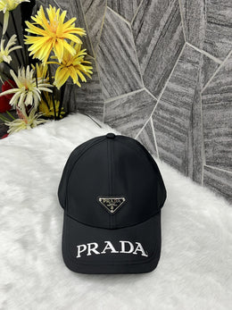 Prada_Re_Edition_Double_Front_Logo_Black_Premium_Unisex_Cap_(With_Safety_Box)