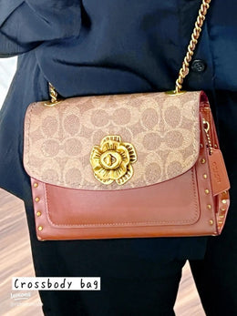 Coach_Parker_Studded_Premium_Shoulder_Bag_With_OG_Box_&_Dust_Bag_(Brown-330)