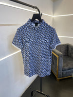 Hugo bos premium polo tshirt monogram sale