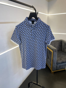 Hugo bos premium polo tshirt monogram sale