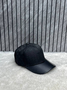 Gucci_GG_Leather_Monogram_Premium_Unisex_Cap_With_Safety_Box