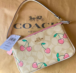 Coach_Nolita_19_Cherry_With_OriginalBox_DustCover_ChainBelt_PearlCharm