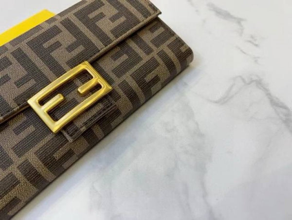 Fendi_Baguette_Long_Wallet_With_OG_Box_(Brown-833)
