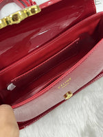 Celine Terence Red Shoulder Bag With Original Box & Long Belt