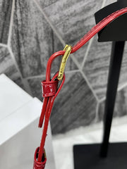 Celine Terence Red Shoulder Bag With Original Box & Long Belt
