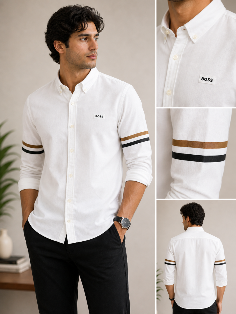 Boss Premium White linen