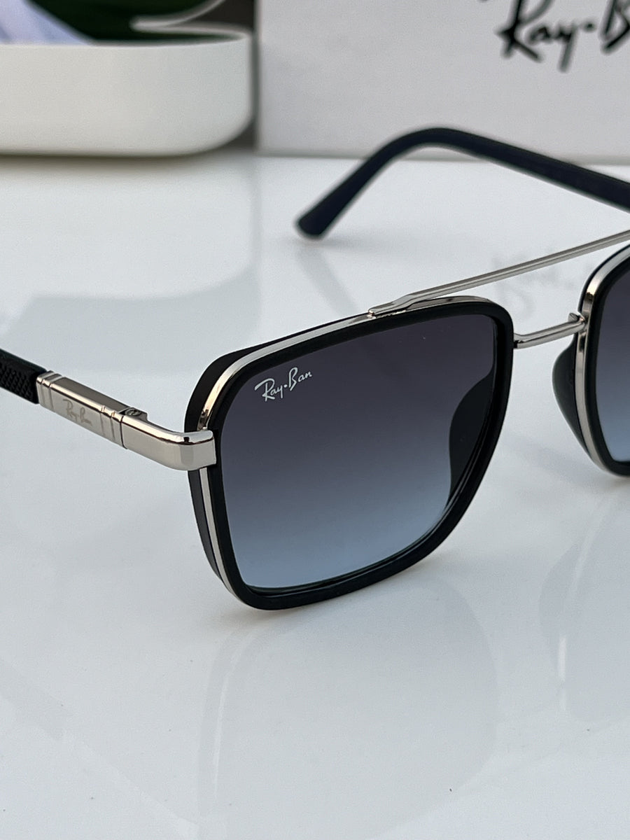 Rey ban_398_silver_blue
