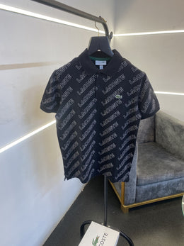 Lacoste imported box pack polo tshirt black monogram sale