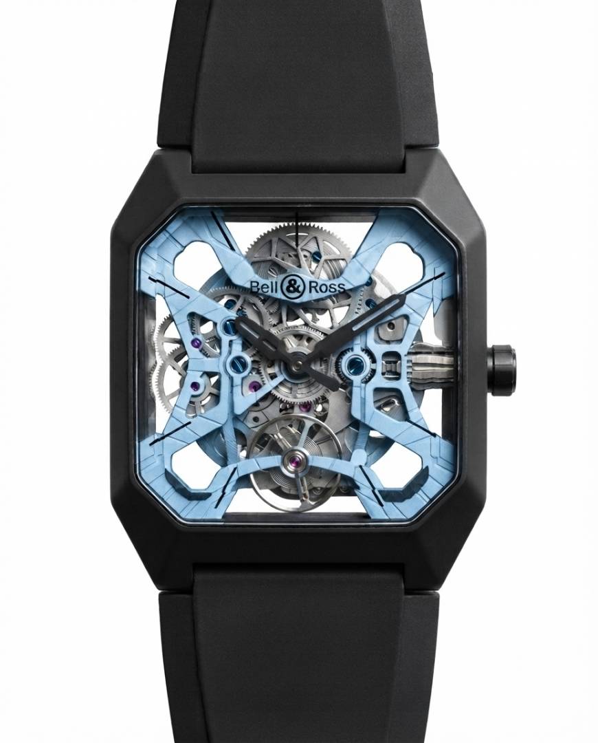 Bell&Rose BR03 Cyber automatic Black Sky Blue Dial