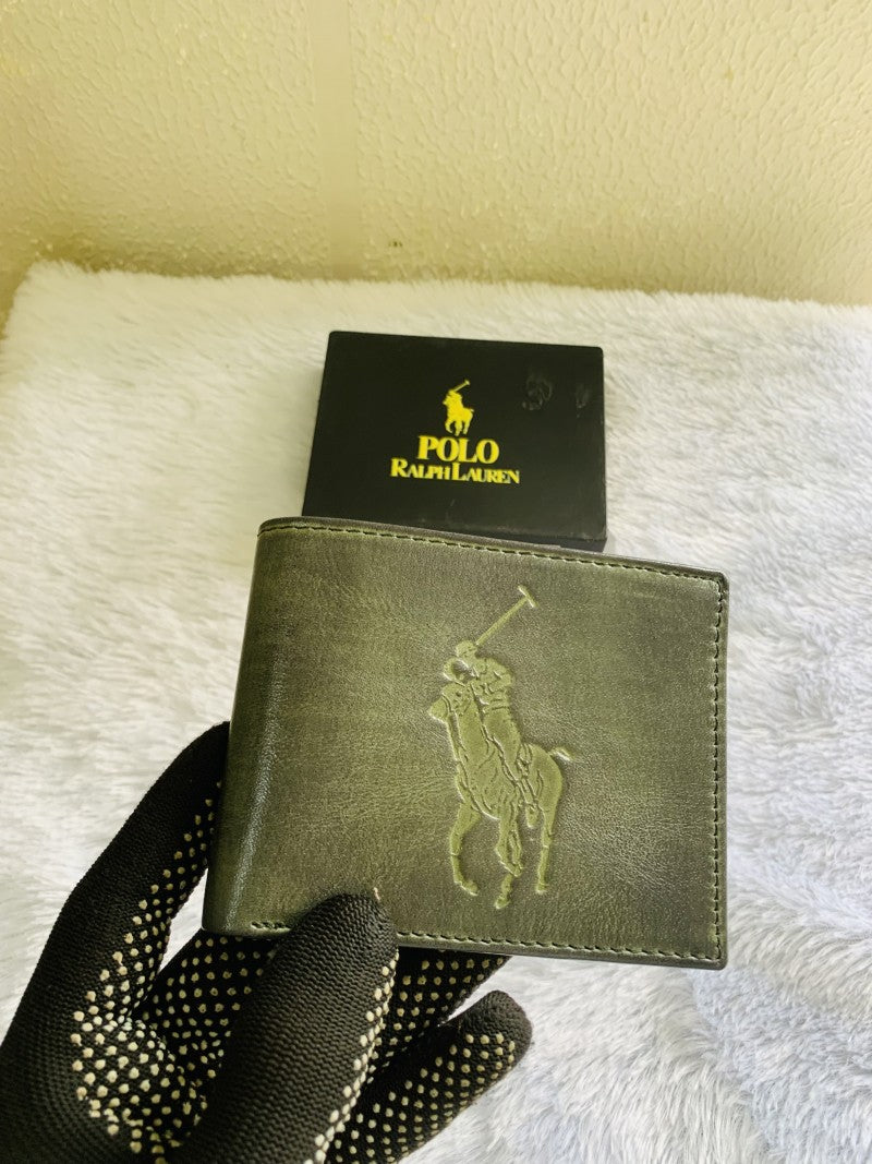 13 POLO RALF LAUREN PRINTED PREMIUM QUALITY WALLET WITH BOX