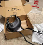 Coach CB Jonie Black Silver With Charm OriginalBox CarryBag DustCover
