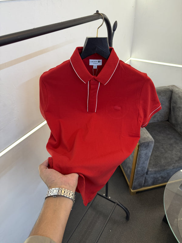 Lacoste imported polo tshirt red salw