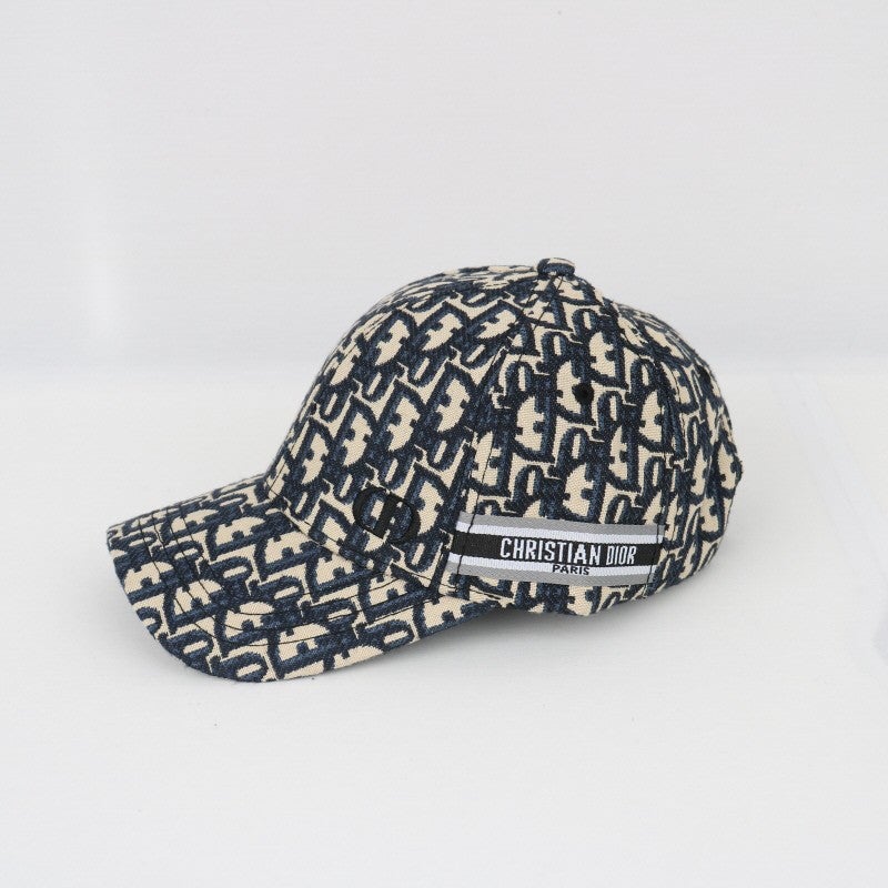 Dior_Cd_Oblique_Monogram_Premium_Unisex_Cap_(_With_Safety_Box_)_Blue