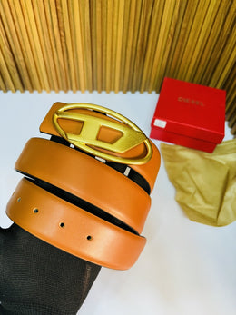01 DIESAL GOLDEN PREMIUM QUALITY REVERSIBLE BELT WITH BOX