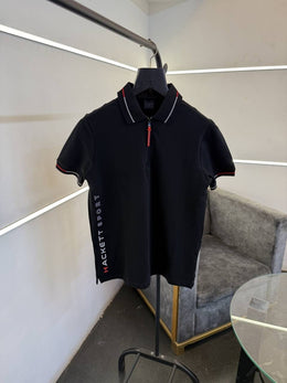 Hackett sports imported polo tshirt black