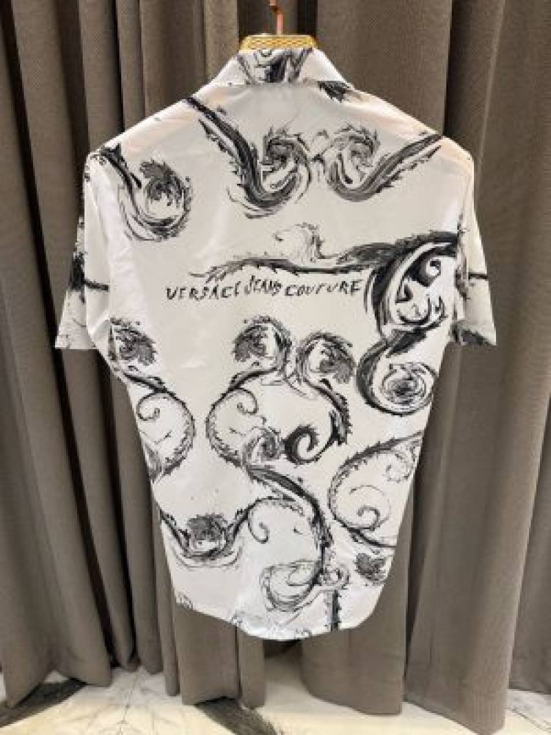 Versace Couture Box Pack Half Sleeves Shirt White