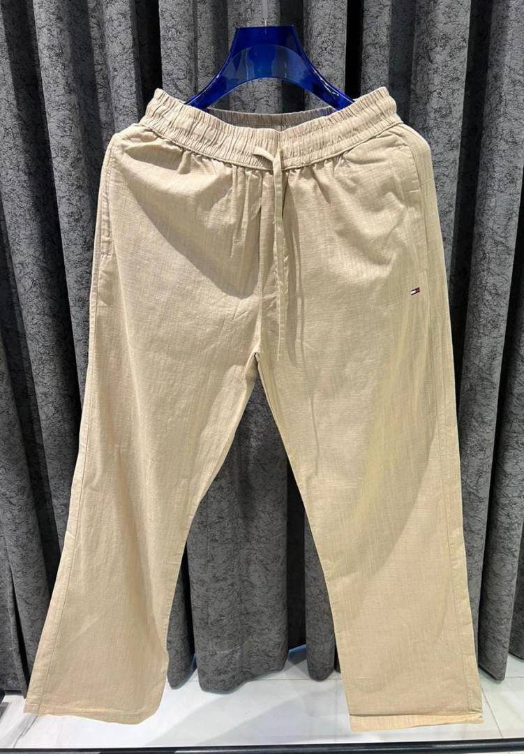 TOMMY HILFIGAR STORE ARTICLE IMPORTED LINEN FABRIC JEANS