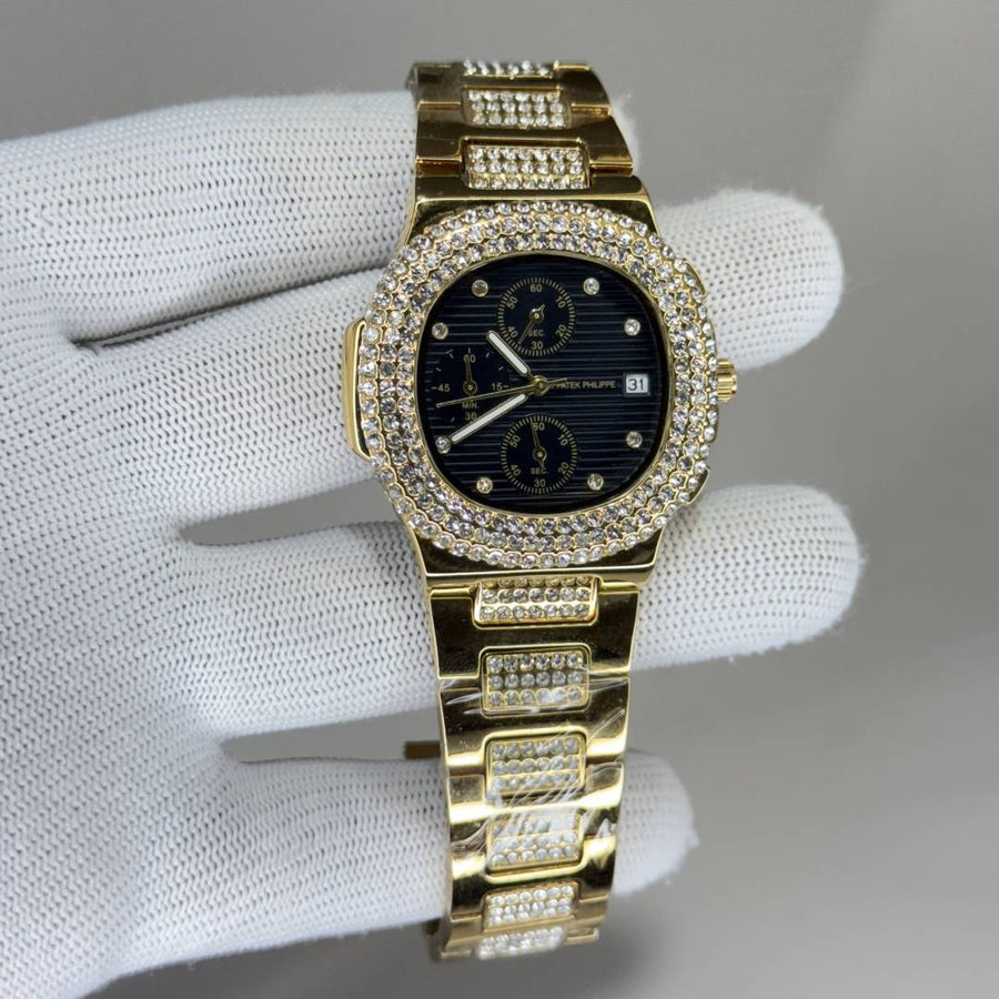 Patek Philipe_Diamond_GoldBlack