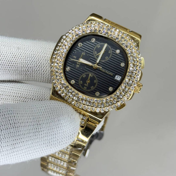 Patek Philipe_Diamond_GoldBlack