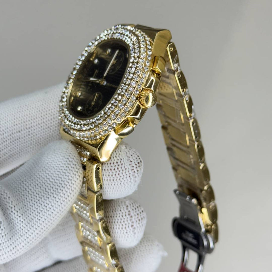 Patek Philipe_Diamond_GoldBlack