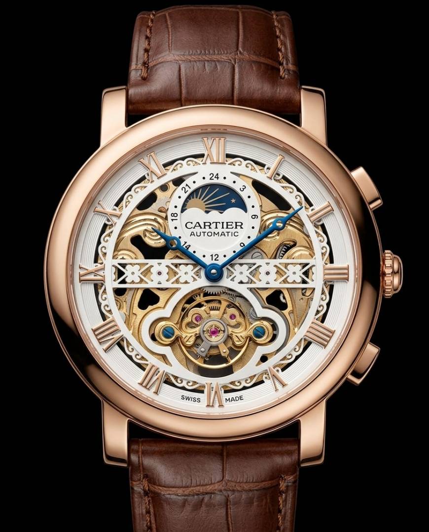 Cartier_er Open Heart Tourbillon Automatic watch